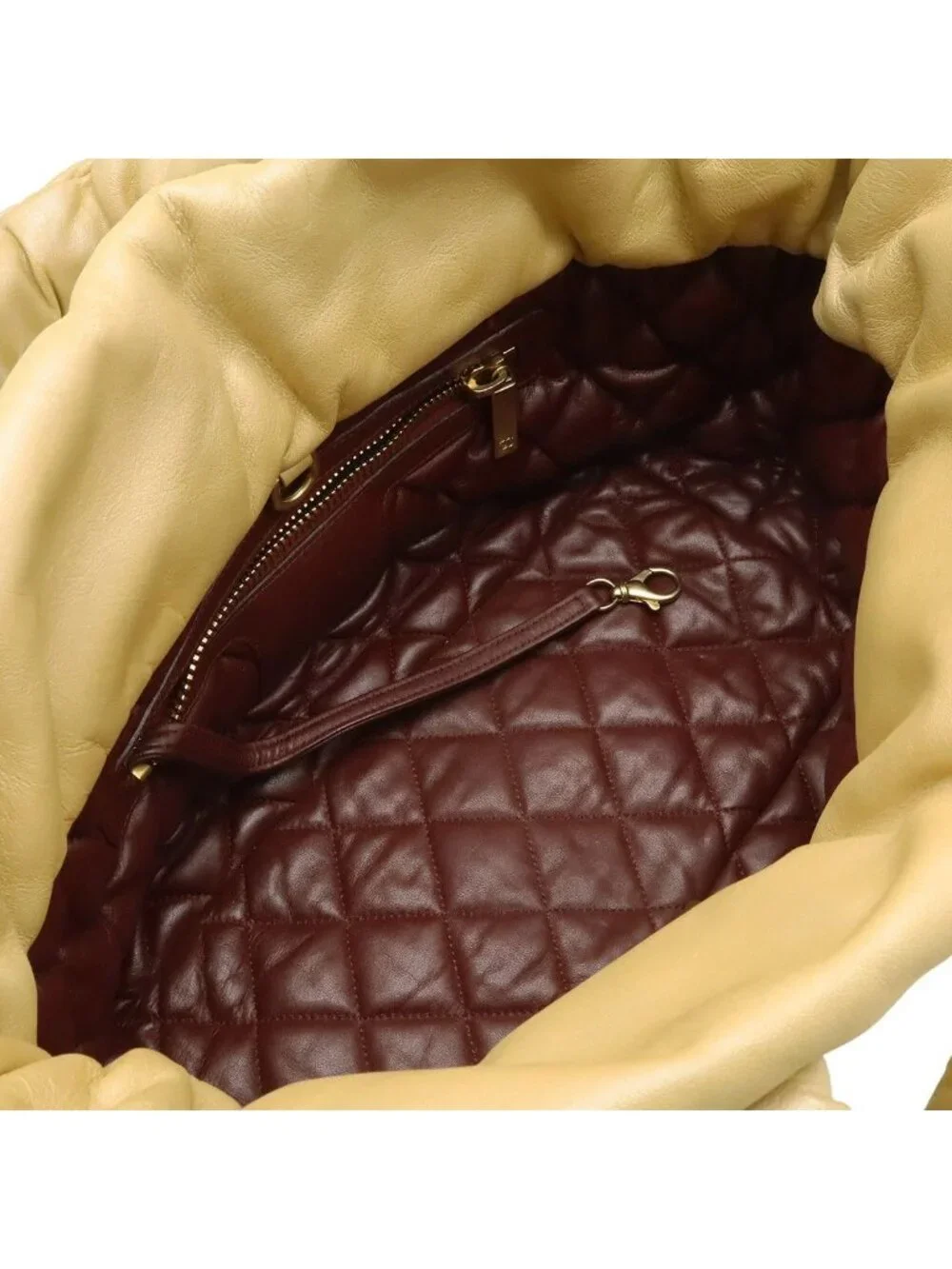 Chanel Coco Cocoon Small Tote Nylon Leather Gold